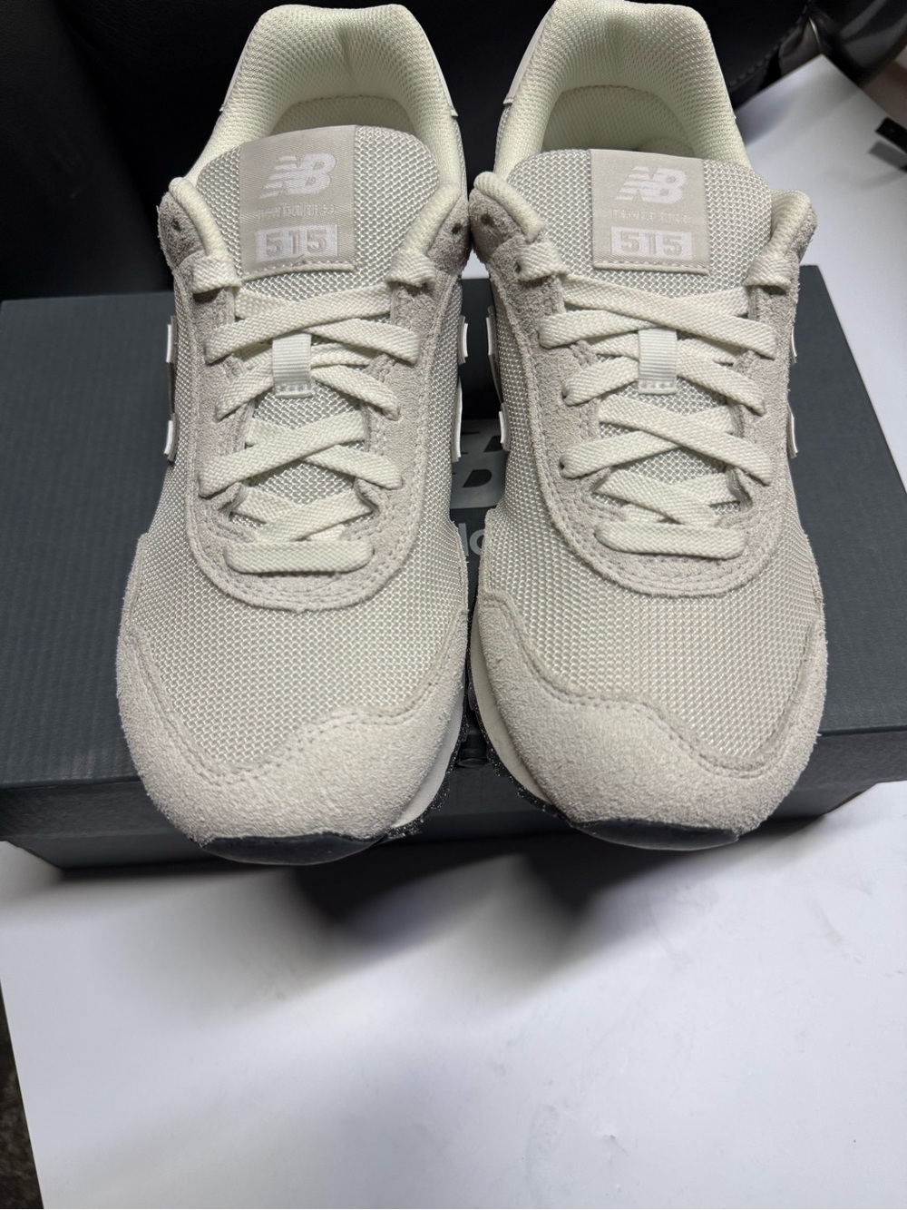 New Balance 515 Sneakers white grey women’s size9, men’s size 7,5